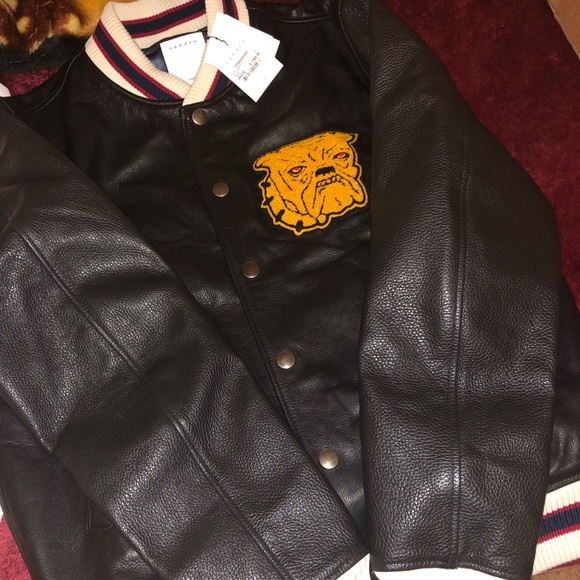 BUTTER SOFT LEATHER VARSITY JACKET - Picture 3 of 4